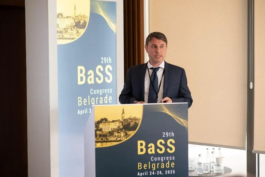 Prim. Stamenković kao predavač na 29. BaSS kongresu u Sava Centru u Beogradu